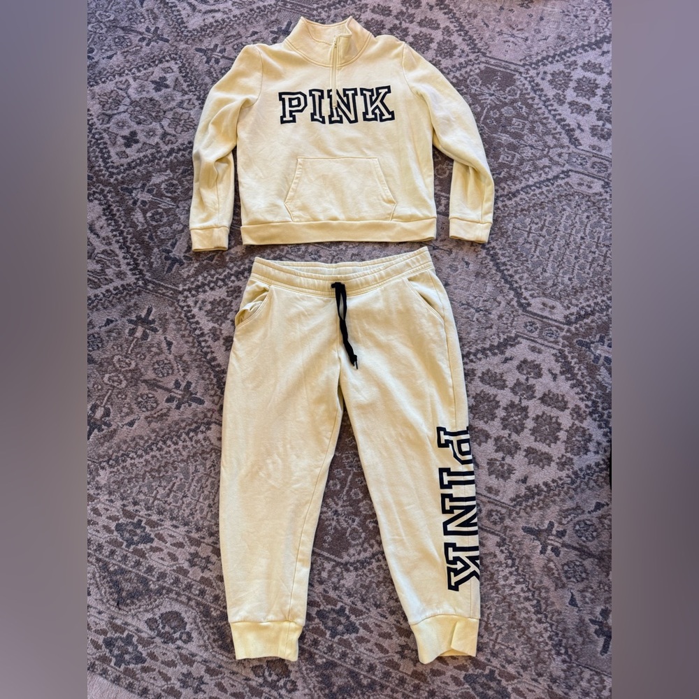 Victoria Secret Yellow Lounge Set